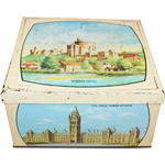 WB-1255: Early 20th Century Biscuit Tin "The British Commonwealth"