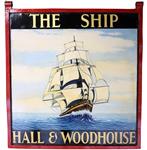 WPS-178: Vintage Pub Sign for "The Ship" Pub