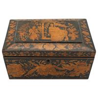 WB-1489z: Circa 1830s English Regency to George IV Penwork Box