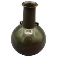 WBR-264z: Circa 1920s Small Bronze Vase by Just Andersen, Denmark
