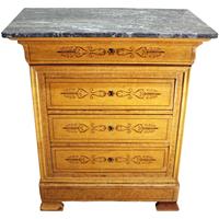 WCH-872z: Mid-19th Century Louis Philippe 4-Drawer Commode