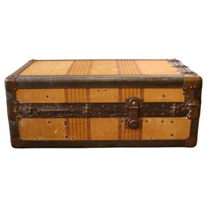 WOT-2062: 19th Century French Wardrobe Luggage Trunk