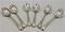 WSI-9371z: Set of 6 Sterling Silver Teaspoons by Towle