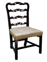 WC-1227: Mid 18th Century English George III Side Chair