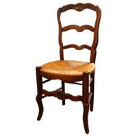 WC-1332z: Late 19th Century Country French Side Chair