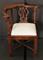 WC-1391z: Circa 1760-80 George III Period English Corner Chair