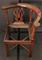 WC-1391z: Circa 1760-80 George III Period English Corner Chair