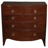 WCH-954z: Early 19th Century Georgian Bowfront Chest of Drawers