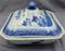 WCI-8483z: Circa 1830s Blue Canton Associated Covered Vegetable Dish, Chinese Export