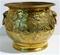 WDA-1662: Circa 1880 Round Brass Handled Jardiniere, English