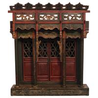 WDA-1672z: Late 19th Century Chinese Wooden Spirit House
