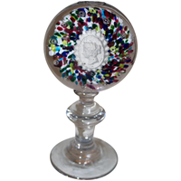 WG-1952z: Mid 19th Century French Glass Paperweight of Empress Eugenie