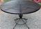 WGD-540: Circa 1980s Wrought Iron Table &amp; 4 Chairs by Russell Woodard