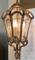 WL-1422z: Early 20th Century French Gilt Bronze &amp; Glass Hall Lantern