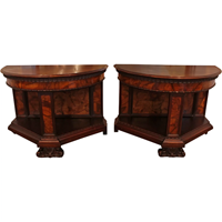 WOT-2322: Pair of Italian Console Tables