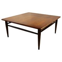WOT-2464z: Circa 1960 Mid-Century Modern Square Coffee or Corner Table