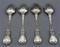 WSI-9520z: Set of 4 "King George" Pattern Sterling Silver Serving or Table Spoons by Gorham